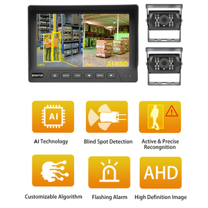 Pjauto ai BSD điểm mù hệ thống phát hiện xe và người đi bộ chủ động phát hiện chống va chạm cảnh báo hệ thống xe nâng - Product Image 2