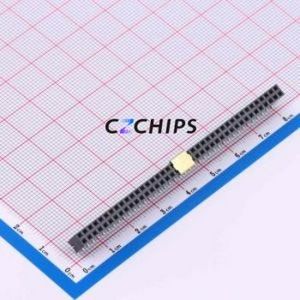 SQW-140-01-L-D-VS-A-P Pin Socket SMD,P=2mm Connector 2mm 2mm Square Hole Vertical Mount - Product Image 1