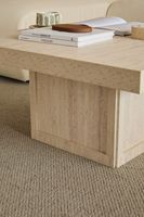 Table basse carrée de style moderne Voxhome, table basse de luxe légère, design minimaliste moderne pour le salon