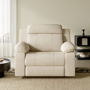 Ensemble de canapés inclinables modernes et minimalistes en tissu confortable pour salon, mobilier modulable avec fonction extensible et structure en bois 6882-by-1 Extend - Product Image 3