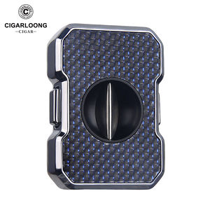 อุปกรณ์ตัดซิการ์ กรรไกรโลหะแบบสปริงรูปตัววี พกพาสะดวก คมกริบ ระดับไฮเอนด์ ของขวัญสำหรับคนรักยาสูบ - Product Image 1