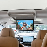 Moniteur d'appuie-tête Android 15,6 pouces, système de divertissement pour sièges arrière, tablette tactile, téléviseur portable pour voiture, pour sièges arrière, plus de détails