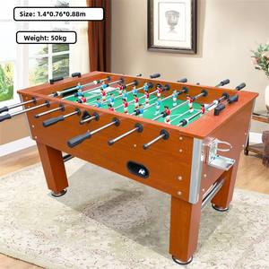 Table de football de table classique de grande taille pour intérieur, 1,4 m, personnalisable, avec terrain de jeu vert, pour les magasins 4S, les hôtels et les clubs - Product Image 1