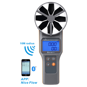 Anemómetro Multifuncional Portátil AZ89171, Medidor de Flujo de Aire, Probador de Temperatura y Humedad con Bluetooth 4.0, Medidor de Velocidad del Viento - Product Image 1
