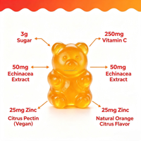 Bonbons gélifiés à la vitamine C à marque privée pour adultes, fabriqués par un fabricant OEM
