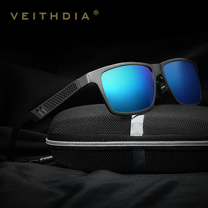 Veithdia Men's Sunglasses Aluminum Magnesium Polarized Blue Lens UV400 Outdoor Driving Fishing Glasses - Product Image 1