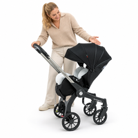 Poussette pliable 3 en 1 en alliage d'aluminium pour la maison et l'extérieur, poussette pour bébé