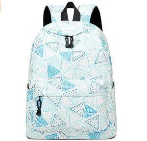 2022 Custom Fashion Backpack for Girls Teenage School Backpack Women Backpack Purse (Triangle)