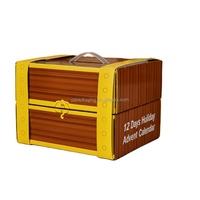Emballage cadeau surprise personnalisé, boîte mystère, calendrier de compte à rebours de 12 jours, boîtes de l'avent, jouets, calendrier de l'avent vide personnalisé pour enfants