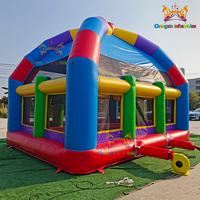 Grande structure gonflable commerciale et château gonflable pour enfants, utilisation intérieure/extérieure, taille et couleur personnalisables, installation facile