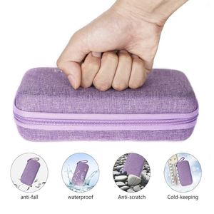 Étui de voyage isotherme portable pour insuline, violet, en EVA, avec kit médical étanche en polyester et 2 blocs réfrigérants (Lettre) - Product Image 4