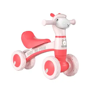 Açık hiçbir pedallar 1-6 yaşında yürümeye başlayan ayak Scooter çocuklar 4 tekerlekler binmek-on oyuncak arabalar çocuk sürgülü bebek denge BikeToys bisiklet