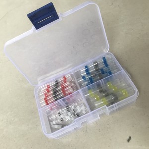 Heat <b>Shrink</b> Tubing Kit 50 Pcs Red Blue Yellow <b>Plastic</b> Electrical Insulation Connector Accessory Box Pack - Product Image 4