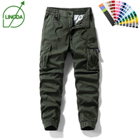 High-quality Men's Workwear Pants for <strong>Tactical</strong> Outdoor Use, Multi-color Work <strong>Clothes</strong>, Extra-large Size, Loose Fit Long Pants
