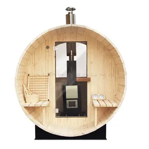 Alphasauna — poêle à bois électrique, pour sauna, en acier inoxydable, chauffage à bois, pour l'extérieur