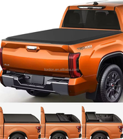 Bâche de benne rigide rétractable manuelle en PVC Trustlume avec verrouillage de la boîte arrière et étanchéité pour RAM NP300 D-MAX Navara Tundra