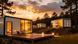 Casa Cápsula Espacial Apple Cabin de WELLCAMP, Casa Modular Prefabricada, Unidad de Vivienda Pequeña Inteligente, Cabaña Cápsula de Lujo para Resort/Hotel - Product Image 4