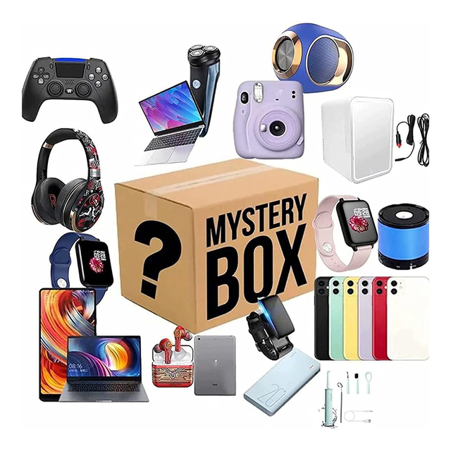 3C Electronic Gadgets Advanced Mystery Box High Value Phone Smart Watches Large Gift 5 Products High End Gift