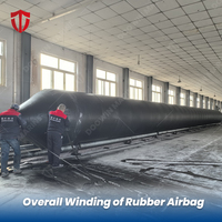 ISO 14409 Standard Inflatable Air Bag Roll Marine Rubber Salvage Tubes Airbag for Ship Launching /Landing
