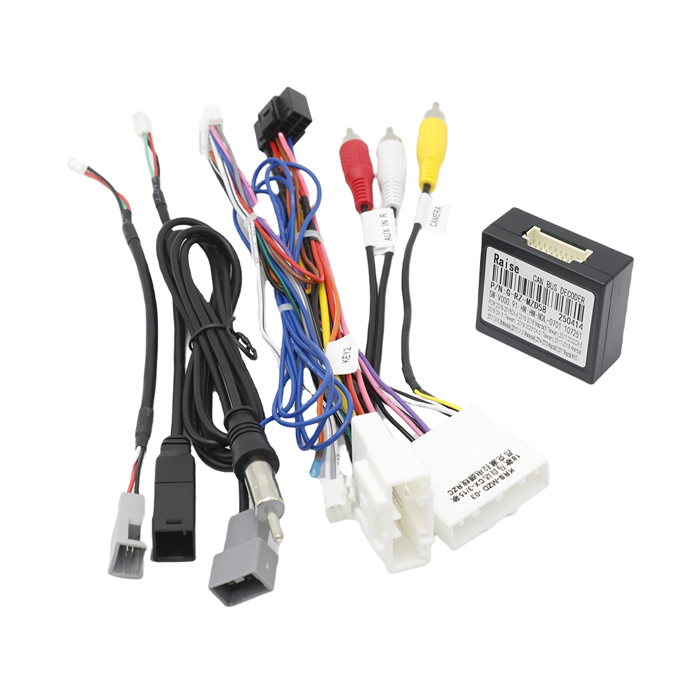 Android Power Cable Canbus Box Decoder for Mazda 3 Axela CX-3