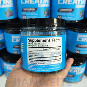 Private Label Creatine Monohydrate BCAA <strong>Gummies</strong> 5000mg Adult <strong>Pre</strong> <strong>Workout</strong> Sports Nutrition Fitness Energy Booster Muscle Growth - Product Image 3