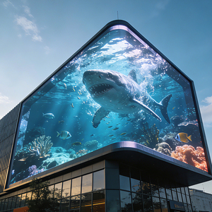 Armoire d'affichage LED S5 extérieure 4K étanche IP66 à taux de rafraîchissement élevé, luminosité 6500-10000, pour la publicité et la décoration de bâtiments - Product Image 3