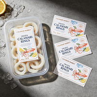 Étiquettes adhésives pour aliments frais et surgelés TEDDY FSC personnalisées, étiquettes pour fruits, légumes, viande