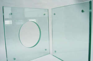 אנכי זכוכית קידוח מכונה לחתוך עגול חור זכוכית מכונה - Product Image 2