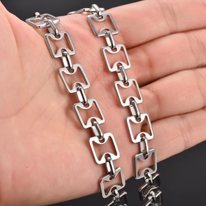 Pulsera de Tobillo Creativa de 11 mm, de Acero Inoxidable, para Hombre, Color Plateado, Cadena de Alta Calidad, Joyería al por Mayor - Product Image 6