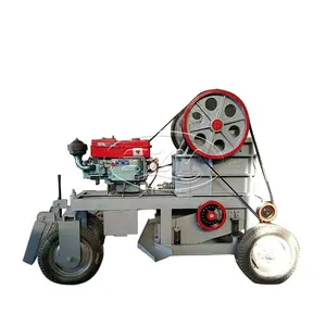 Small Mobile Jaw Crusher 400X600 Jaw Crusher Mini with Engine Jaw Stone Crushing Plant with Diesel Pe Customized