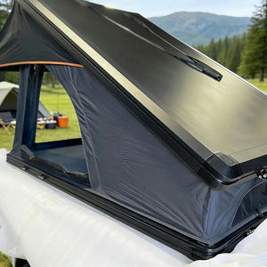 Tente de toit Remaco Factory en aluminium léger pour le camping, tente de toit rigide en coton de luxe pour 4 personnes avec échelle - Product Image 1