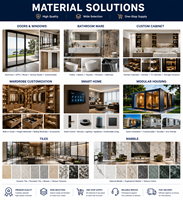 Service clé en main de design d'intérieur : Solution complète de rénovation de maison avec rendu 3D et approvisionnement en matériaux