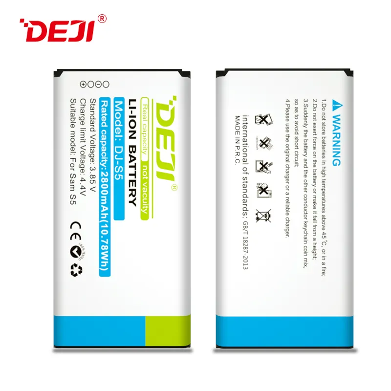 DEJI mobile battery for samsung galaxy S5 G9008V G9006V G9009D G900S G900F