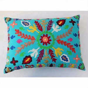 Housses de coussin décoratives brodées en coton indien, imprimées, jetables, pour hôtels et hôpitaux, style Noël - Product Image 1