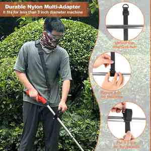 Premium Lawn Mower Backpack <b>Straps</b> Long-Lasting Durability, Weather-Resistant Fabric Stands up to Rain & Sun - Product Image 5