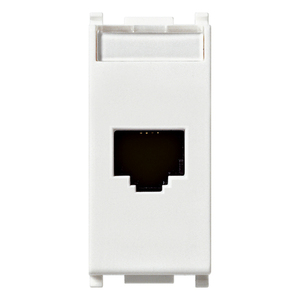 Presa Ethernet da Parete Netsafe Cat6 UTP RJ45 Bianca 8P8C - Product Image 1