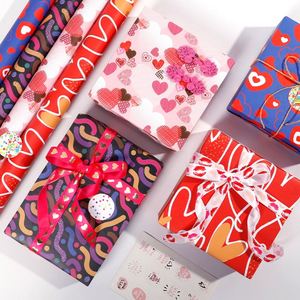 Wholesale 80g Birthday ArtPaper <b>Tissue</b> 43*300cm Gift Luxury Custom Packaging <b>Wrapping</b> <b>Paper</b> Roll - Product Image 1