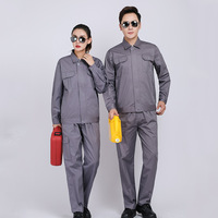 Ensemble de vêtements de travail d'été à manches longues avec logo personnalisé Costume de travail d'extérieur en coton pour hommes
