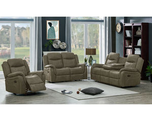 Juego de Sofás Seccionales de Cuero Sintético Premium de Frank Furniture, Muebles Ajustables Modernos y de Lujo para Sala de Estar - Product Image 2