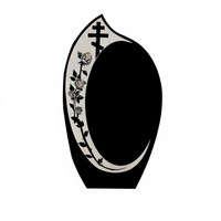 Stèles funéraires en granit noir, pierre naturelle, design américain traditionnel, pour cimetière
