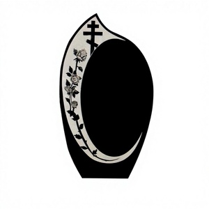 Lápidas de Granito Negro, Piedra Natural, Diseño Americano Tradicional, para Uso en Cementerios - Product Image 6