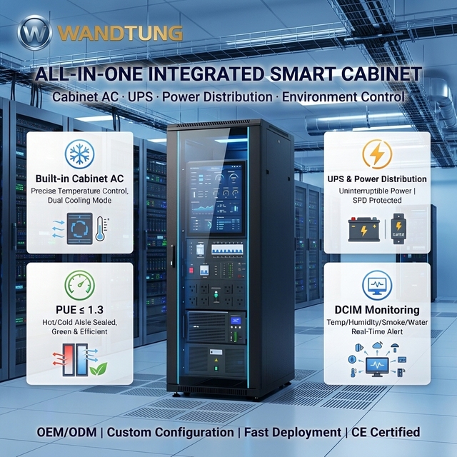 Smart 19inch Server Rack Cabinet 22U Custom Data Center Network Cabinet Stock