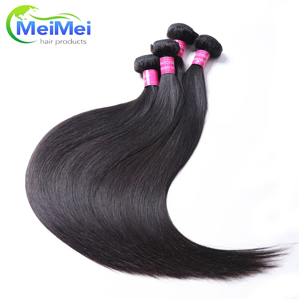 wholesale unprocessed 100% human hair vendors malaysian straight double weft one single donor cuticle aligned raw virgin hair