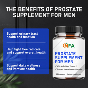 Complément alimentaire pour la prostate en capsules, marque privée, pour hommes. Soutient la santé et la fonction des voies urinaires avec de la vitamine E antioxydante. - Product Image 3
