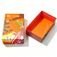 Boîtes cadeaux élégantes personnalisées avec couvercle amovible, couvercle et base, emballage cadeau en 2 pièces, boîte en papier rigide avec mousse EVA en velours
