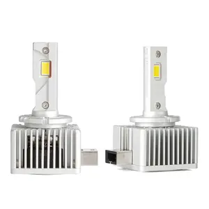 Lampu depan LED, bohlam pengganti Xenon HID 100W Plug Play D1S/R D2S/R D3S/R D4S/R D5S/R D8S/R 10000lm 300%