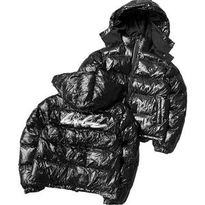 Loose Fit 100% Pure <b>Down</b> Coat <b>Men</b> Premium Warm Winter Puffer <b>Jacket</b> Full <b>Down</b> <b>Filled</b> OEM ODM Custom - Product Image 1