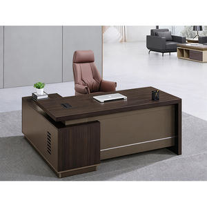 Luxe Modern Bureau En Stoel Set <span class=keywords><strong>Executive</strong></span> Manager Desk Voor Baas Teamkamer Bulk Order Aangepaste Service - Product Image 4