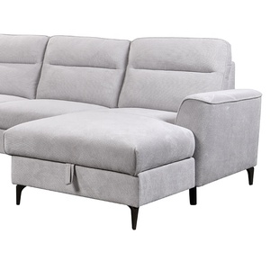 आधुनिक नवर्डिक डिजाइन असबाब चेनेल कपड़े फर्नीचर u आकार के सोफे घर की सजावट के लिए लिविंग रूम सोफा सेट - Product Image 6