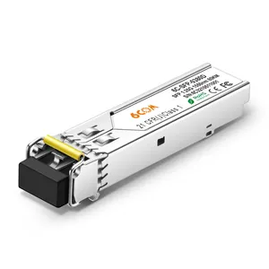 6COM Kompatibel für Huawei 1000BASE-ZX SFP 1550nm 80km DOM Transceiver Modul SFP-1.25 G-ZX70